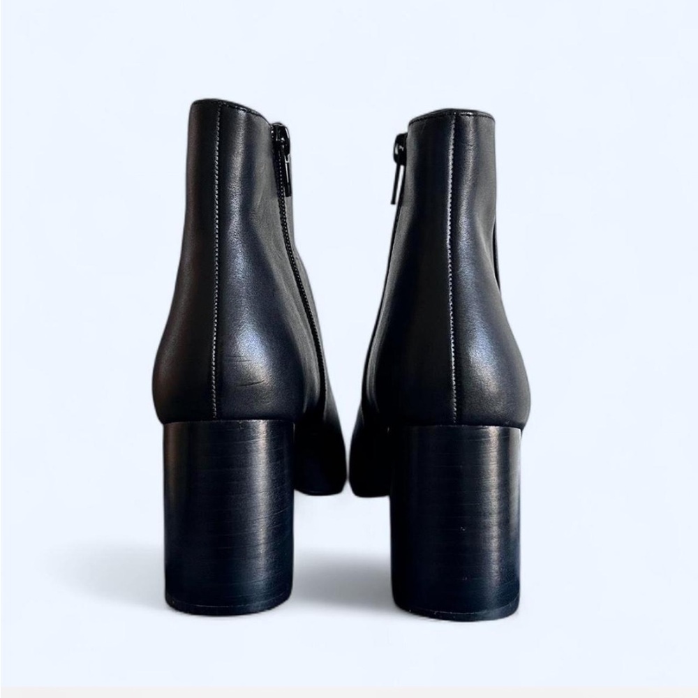 Luxury Italy Black Leather boots ♠️ - Picture 6 of 6